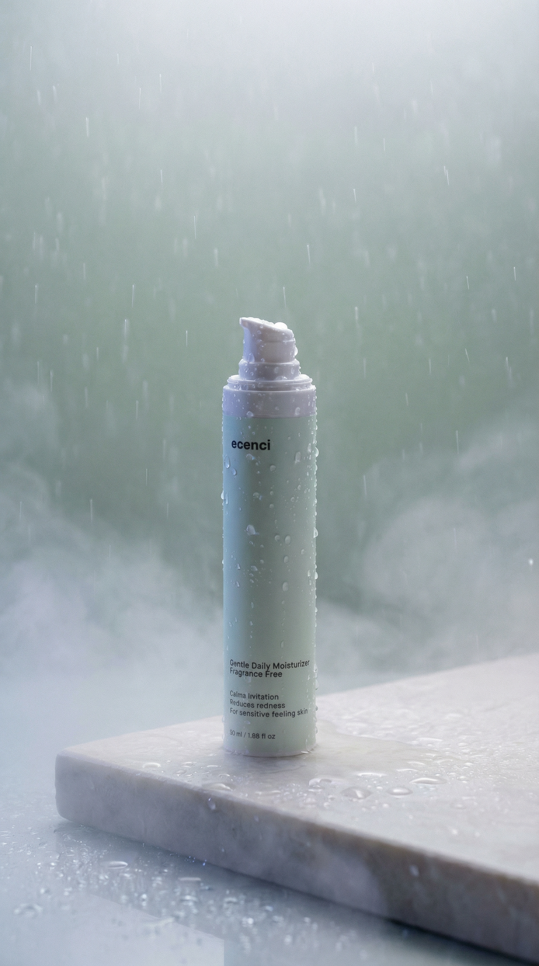 Consistent skincare shelf in natural light showing a simple and repeatable routine